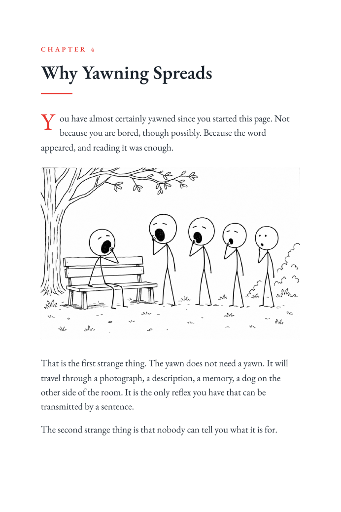 The opening of Why Yawning Spreads